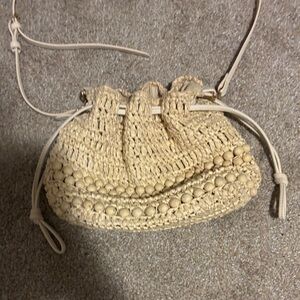 Universal Thread Cream Woven Crossbody Bag